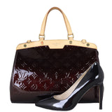 Louis Vuitton Brea MM Monogram Vernis Shoe