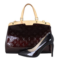 Louis Vuitton Brea MM Monogram Vernis Shoe
