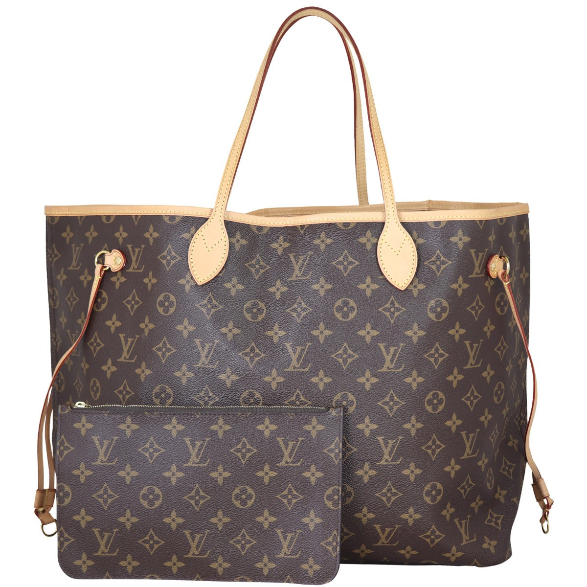 Louis Vuitton Neverfull GM Monogram Front With Pouch