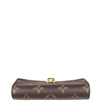 Louis Vuitton Flower Lock Compact Wallet Monogram Base