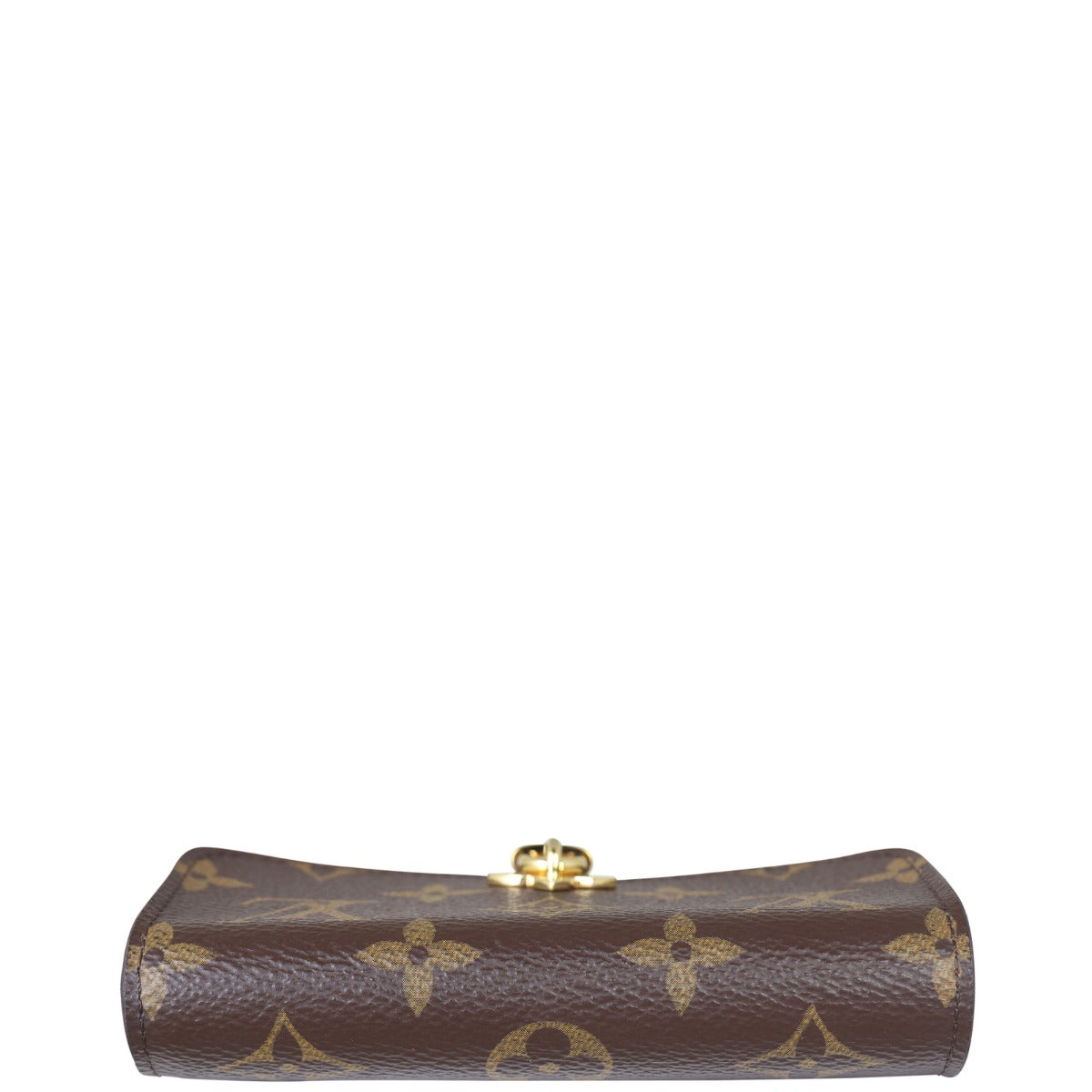 Louis Vuitton Flower Lock Compact Wallet Monogram Base
