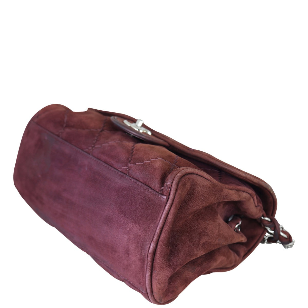 Chanel Ultimate Stitch Suede Flap Bag Corner Distance