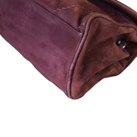 Chanel Ultimate Stitch Suede Flap Bag Corner Close Up