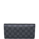 Louis Vuitton Brazza Wallet Damier Graphite Front