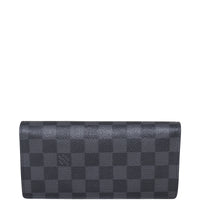 Louis Vuitton Brazza Wallet Damier Graphite Front