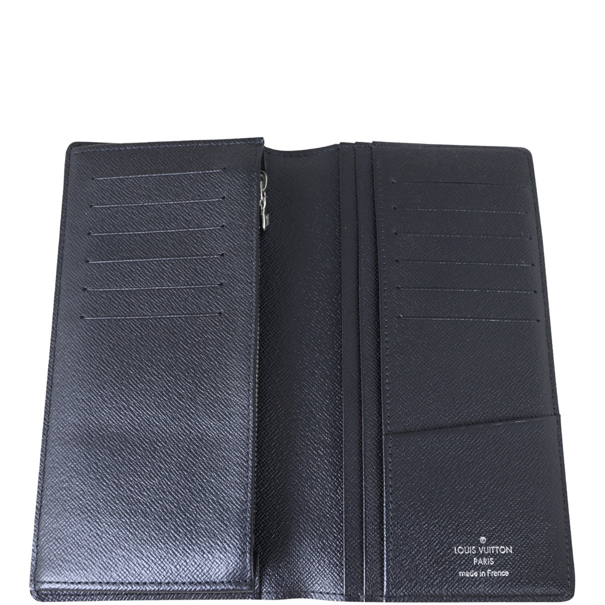 Louis Vuitton Brazza Wallet Damier Graphite Whole Interior