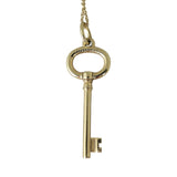 Tiffany & Co 18k Yellow Gold Key Pendant