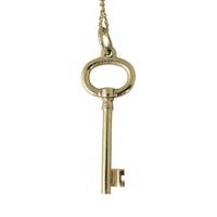 Tiffany & Co 18k Yellow Gold Key Pendant