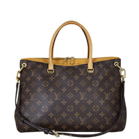 Louis Vuitton Pallas MM Monogram Front With Strap