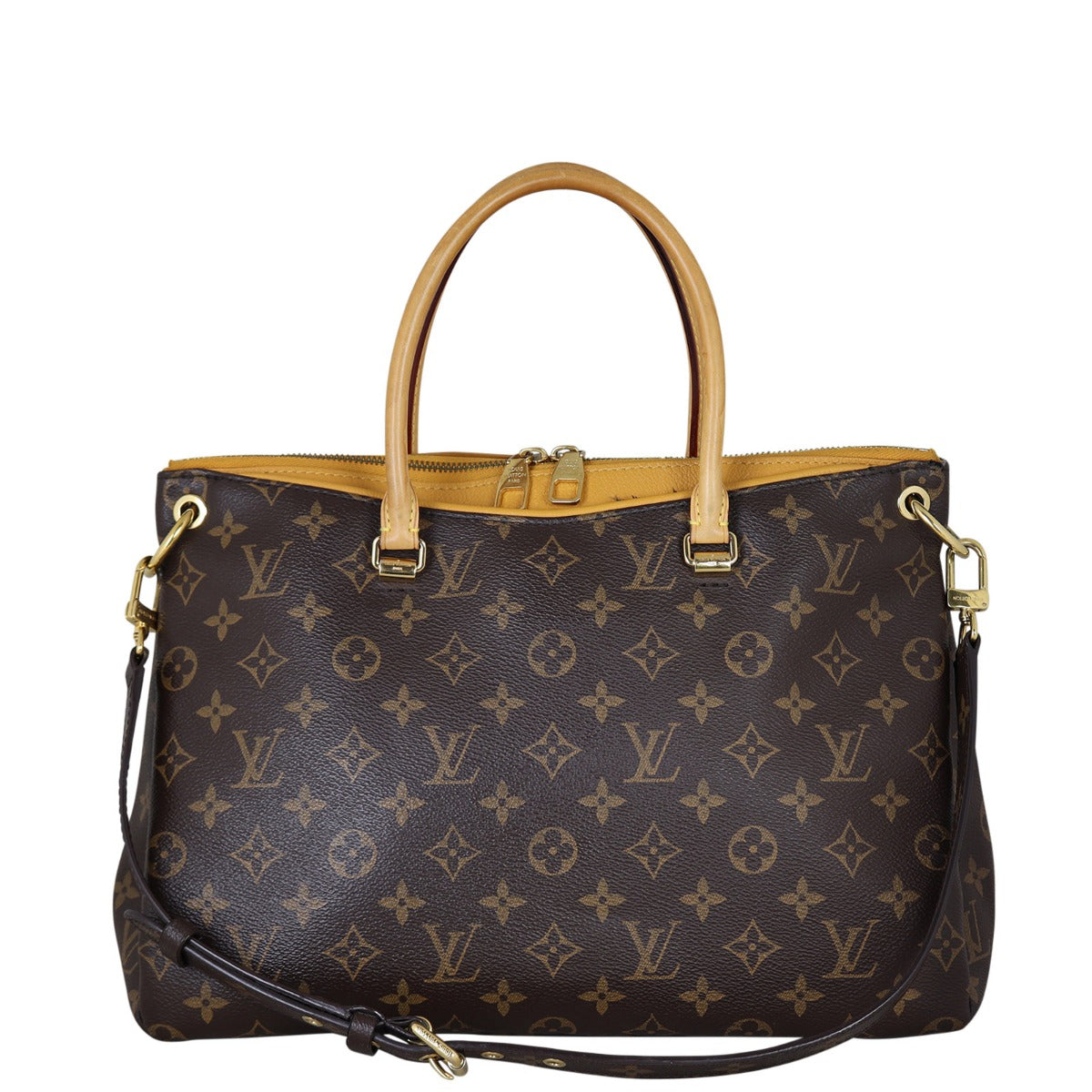 Louis Vuitton Pallas MM Monogram Front With Strap