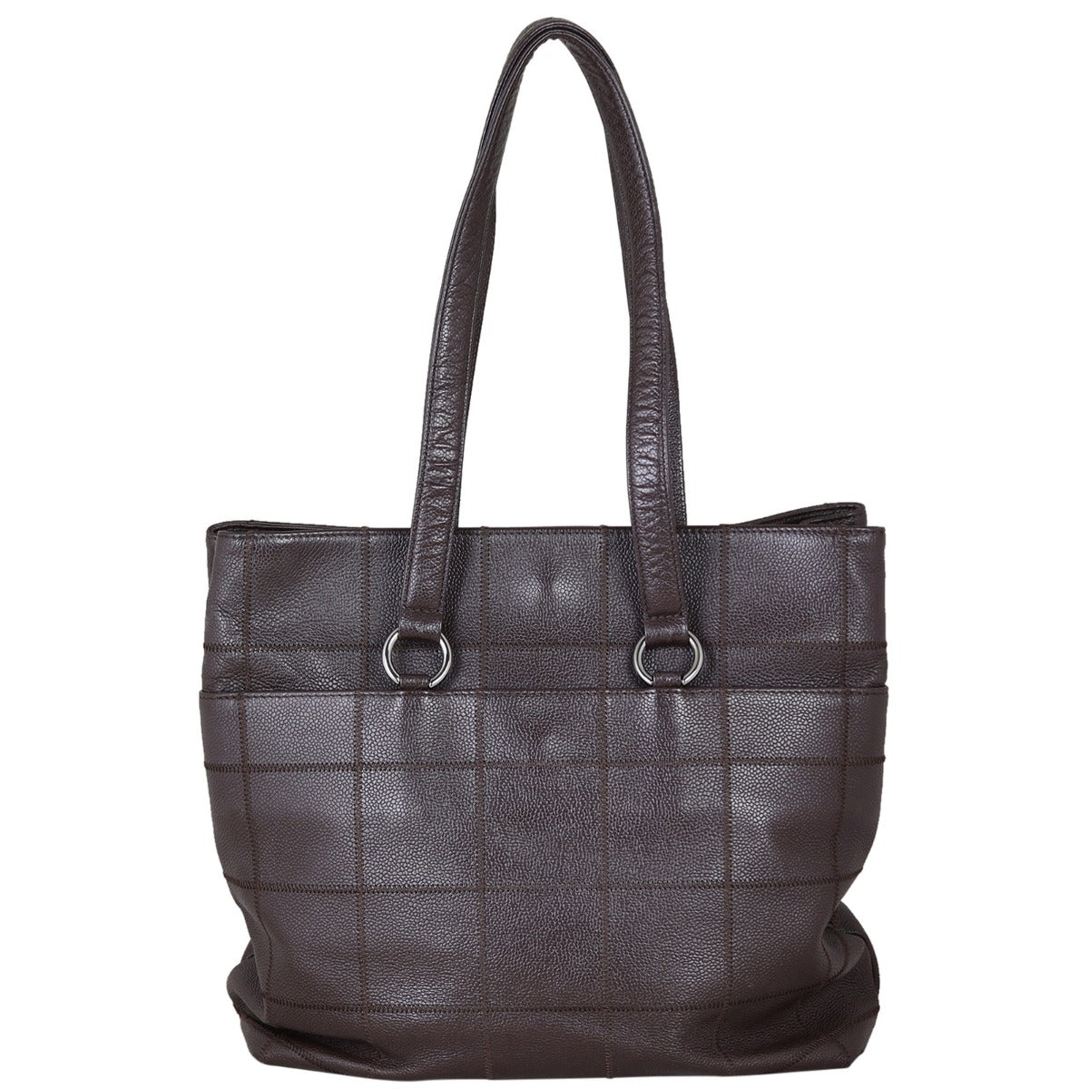 Chanel Chocolate Bar Tote Back