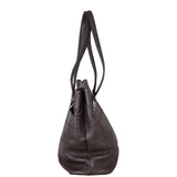 Chanel Chocolate Bar Tote Side