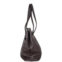 Chanel Chocolate Bar Tote Side