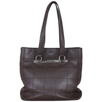 Chanel Chocolate Bar Tote Front