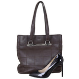 Chanel Chocolate Bar Tote Shoe