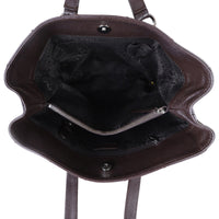 Chanel Chocolate Bar Tote Whole Interior