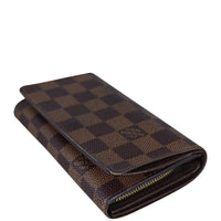 Louis Vuitton Porte Monnaie Tresor Wallet Damier Ebene Corner Distance