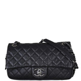 Chanel Easy Flap Bag Front With Chain