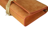 Saint Laurent Kate Tassel Chain Bag Medium Suede Corner Close Up