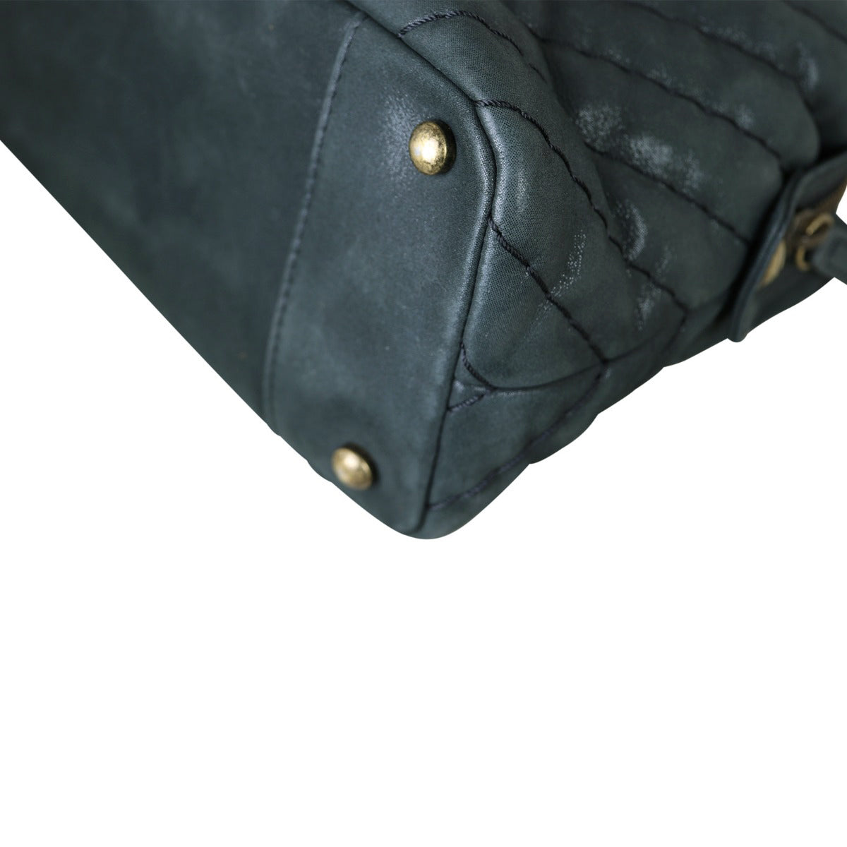 Chanel Iridescent Surpique Chevron Tote Corner Close Up