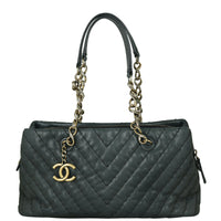 Chanel Iridescent Surpique Chevron Tote