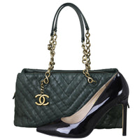 Chanel Iridescent Surpique Chevron Tote Sho