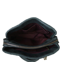 Chanel Iridescent Surpique Chevron Tote Whole Interior