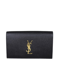 Saint Laurent Kate Monogram Clutch Front