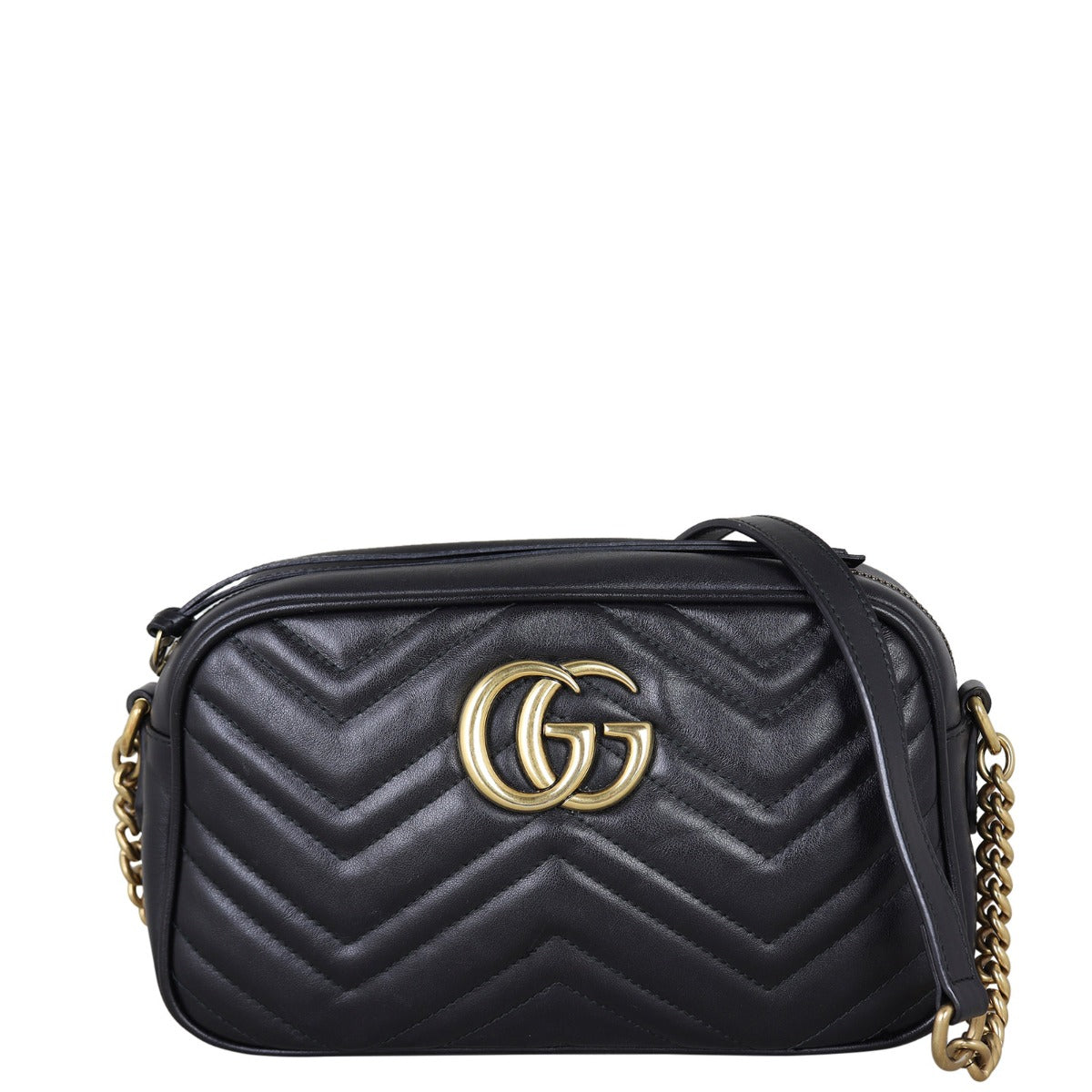 Gucci GG Marmont Small Camera bag Front With Strap