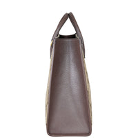Gucci Jumbo GG Canvas Web Tote Side