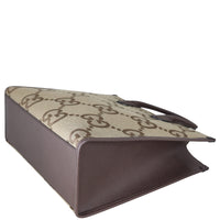 Gucci Jumbo GG Canvas Web Tote Corner Distance