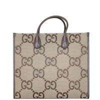 Gucci Jumbo GG Canvas Web Tote Front