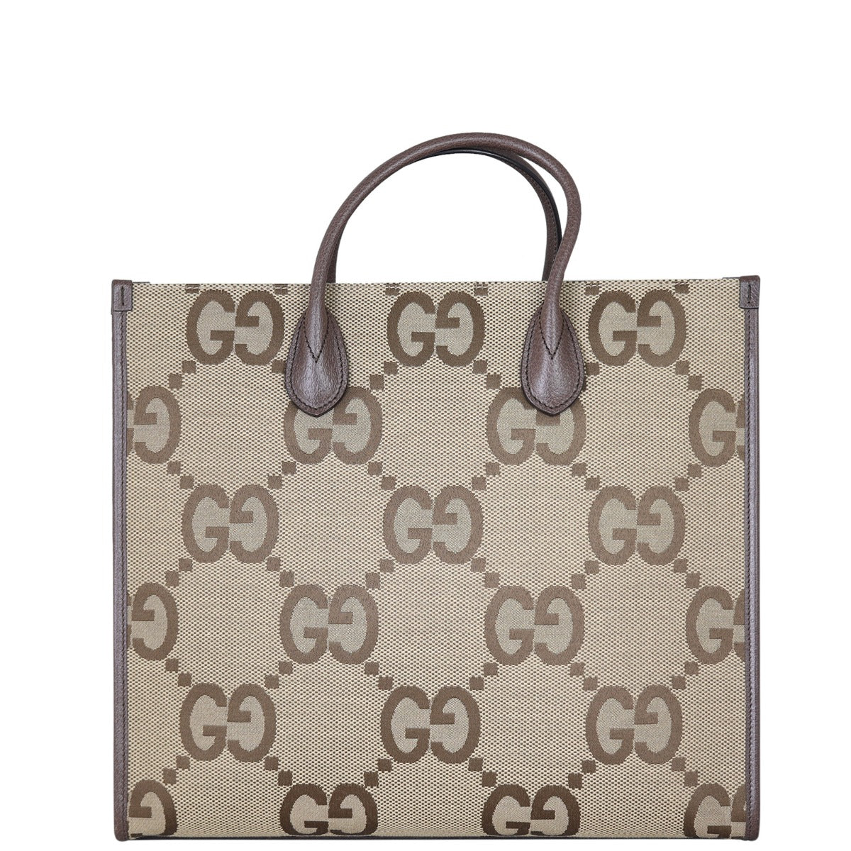Gucci Jumbo GG Canvas Web Tote Front