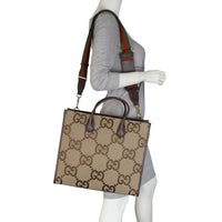 Gucci Jumbo GG Canvas Web Tote Mannequin