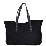 Chanel CC Shearling Tote Back