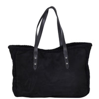 Chanel CC Shearling Tote Back