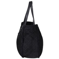 Chanel CC Shearling Tote Side