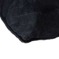 Chanel CC Shearling Tote Corner Close Up