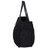 Chanel CC Shearling Tote Side