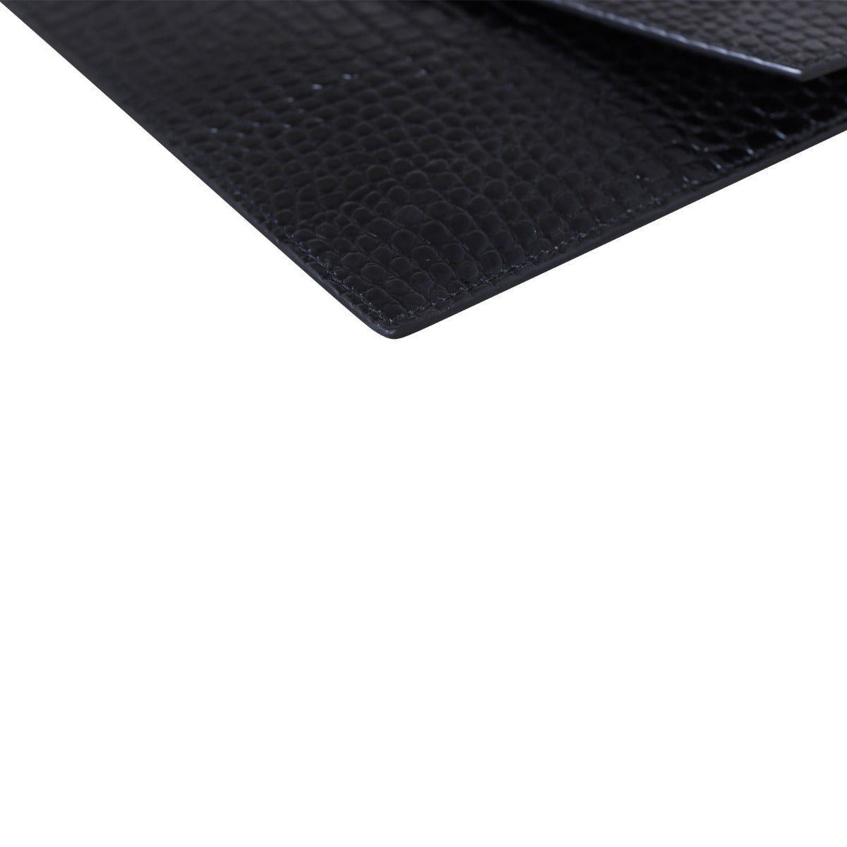 Saint Laurent Uptown Croc-Embossed Corner Close Up