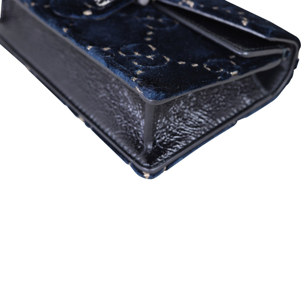 Gucci Dionysus Super Mini GG Velvet Bag Corner Close Up
