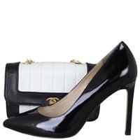 Chanel Vintage Vertical Quilt Flap Bag Shoe