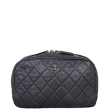 Chanel Quilted Cosmetic Case Medium Front