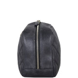 Chanel Quilted Cosmetic Case Medium Side