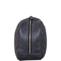 Chanel Quilted Cosmetic Case Medium Side