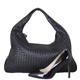 Bottega Veneta Intrecciato Hobo (Black) Shoe