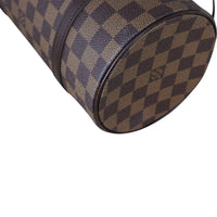 Louis Vuitton Papillon 26 Damier Ebene Corner Close up