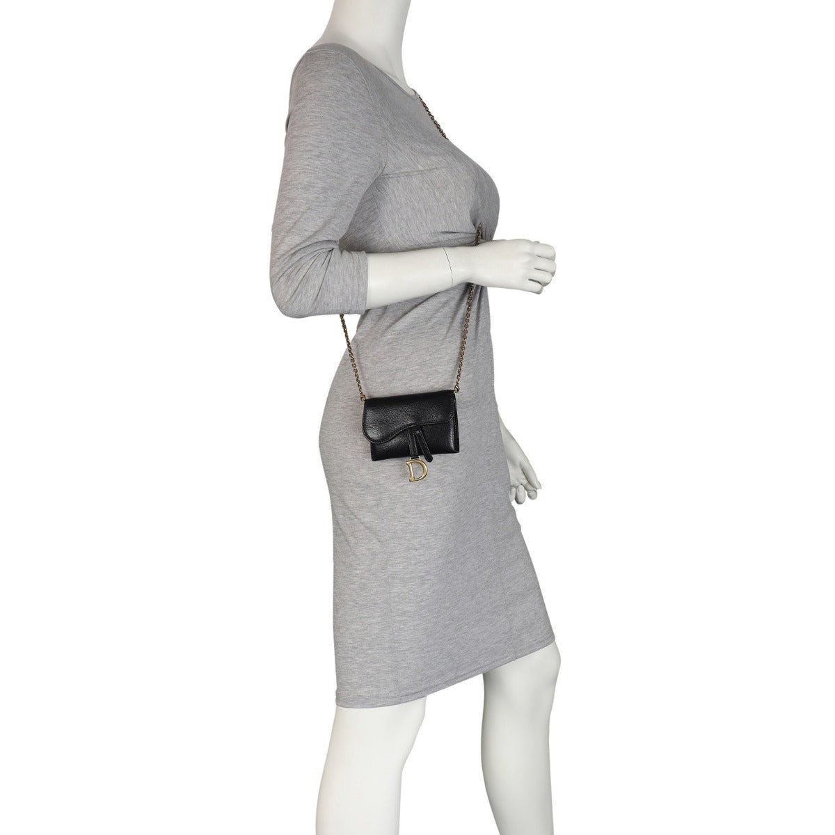 Dior Saddle Pouch Nano mannequin
