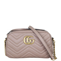 Gucci GG Marmont Small Camera Bag Front With Strap
