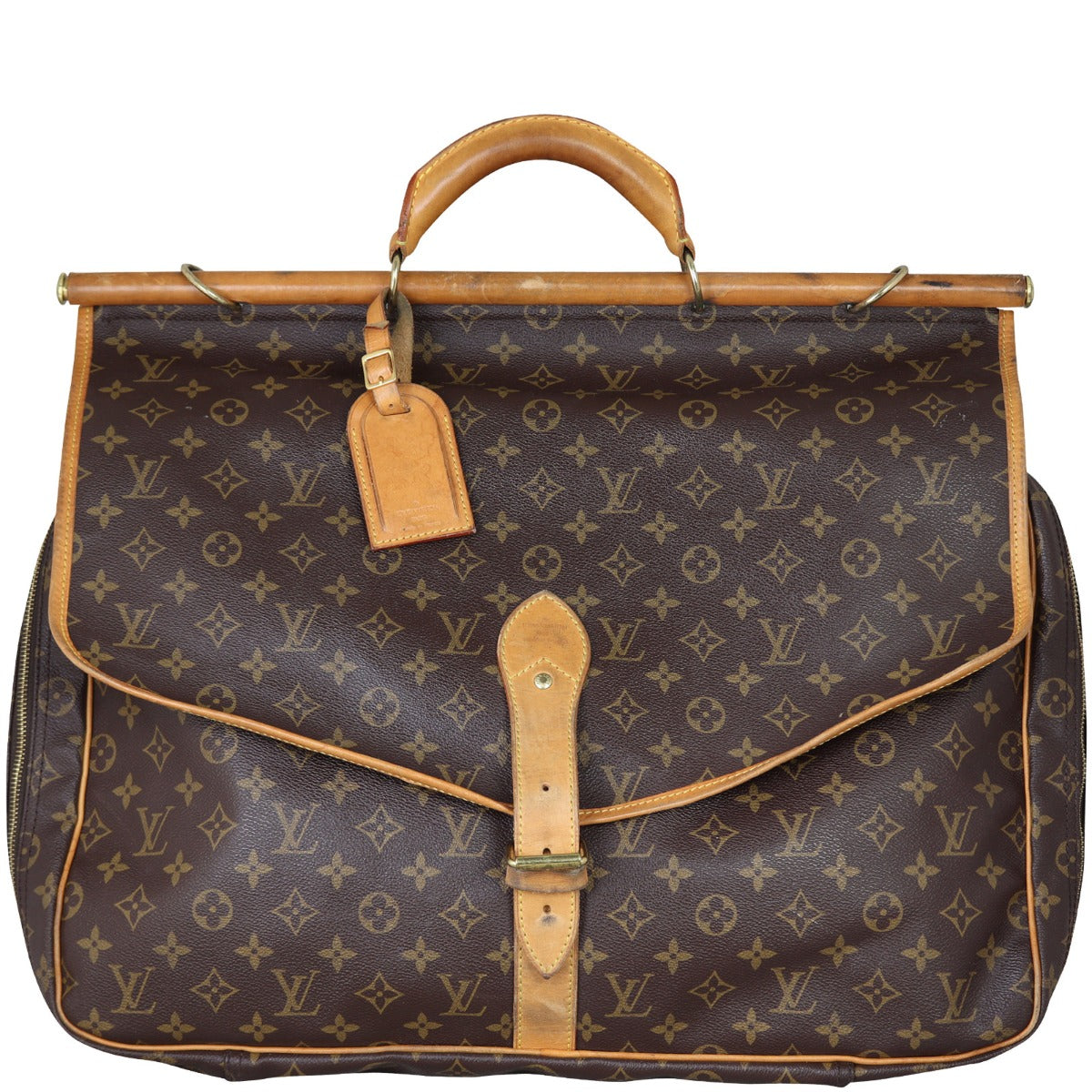 Louis Vuitton Sac Chasse Travel Bag Monogram Front
